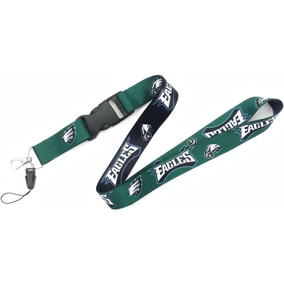 Cordão para Eagles com recurso de segurança anti-quebra - Conjunto de 1 unidade multicolorido para trabalho, eventos, es