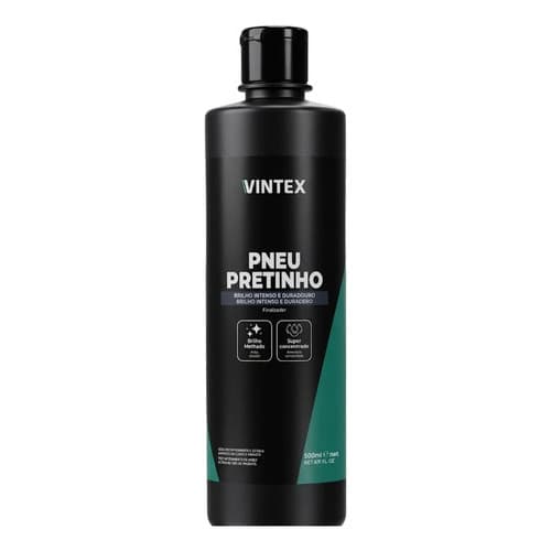 Pneu Pretinho Finalizador Pneus E Borrachas 500ml Vonixx