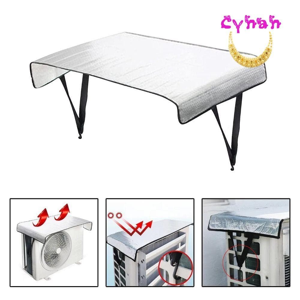 Capa De Ar Condicionado CYNAN , Proteção À Prova De Poeira 46x95CM , Ferramentas De Limpeza De Protetor Solar Anti-Neve