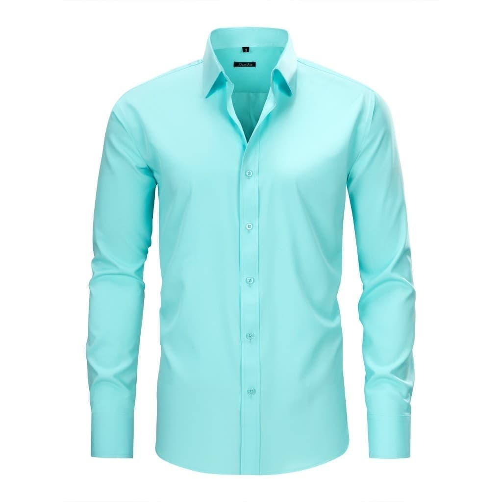 Camisa Social Masculina Microelástica para Trabalho e Dia a Dia