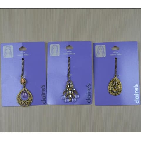 GA3claiires estilo indiano jóias tikka testa pingente sobrancelha pingente nupcial sobrancelha pingente cocar