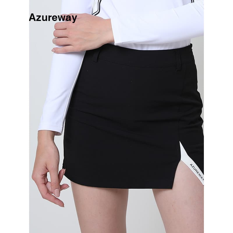 966 saia de golfe feminina roupas de golfe Culottes de golfe saia curta Anti-reflexo versão coreana Baodian olhar mais m