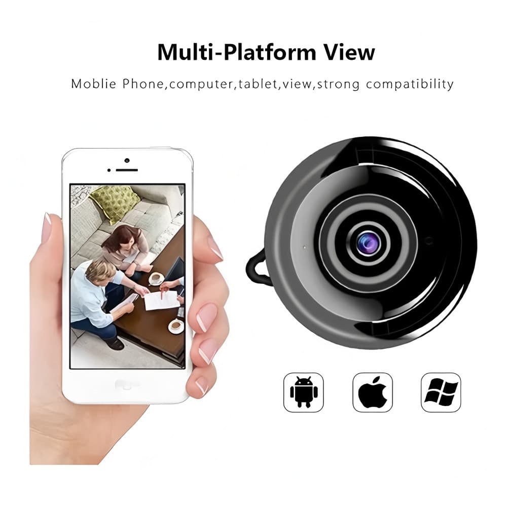 Mini Câmera de Segurança WiFi A9 Magnética - Full HD com Sensor de Movimento BS255