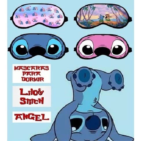 KIT MÁSCARAS DE DORMIR OU TAPA OLHOS LILO STITCH Preço baixo