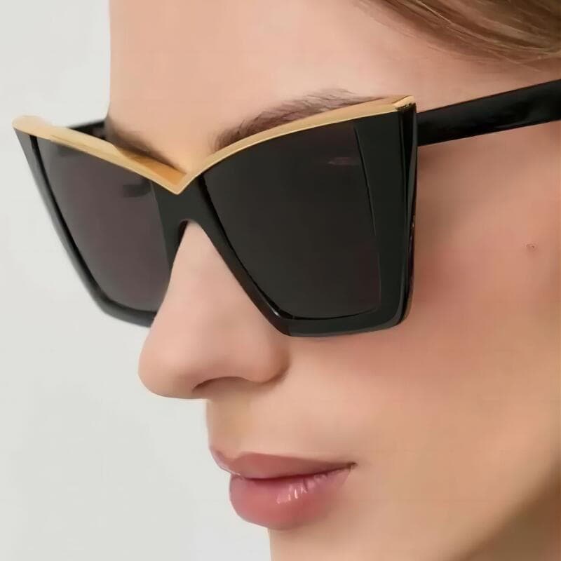 Novos Óculos de Sol Estilo Cat Eye com Armação Grande, Óculos de Sol Modernos e Versáteis---&&&**