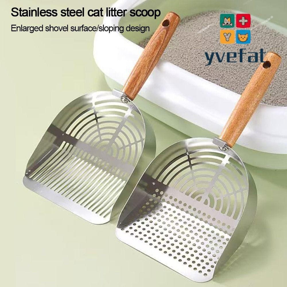 Colher De Vaso Sanitário Para Gatos YVEFAT , Com Alça , Pá Antiderrapante Areia De Gato , Ferramentas De Limpeza De Cocô