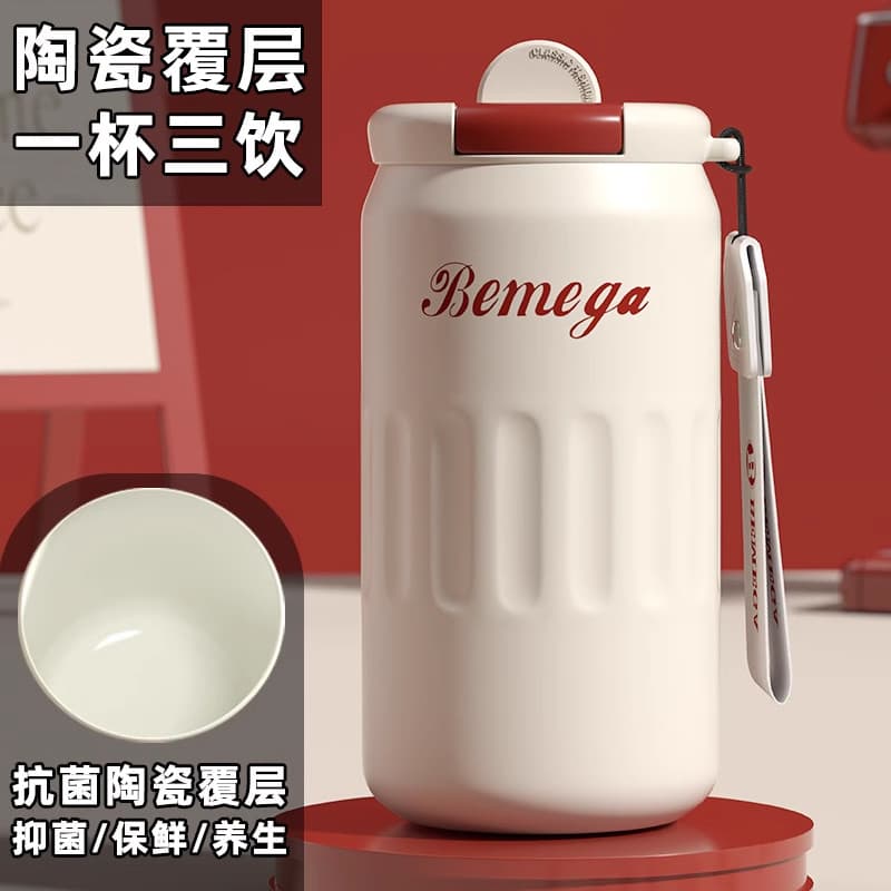 Britânico Bemega copo térmico forro de cerâmica caneca xícara de café senhoras masculino alto valor 2026 novo estilo cop