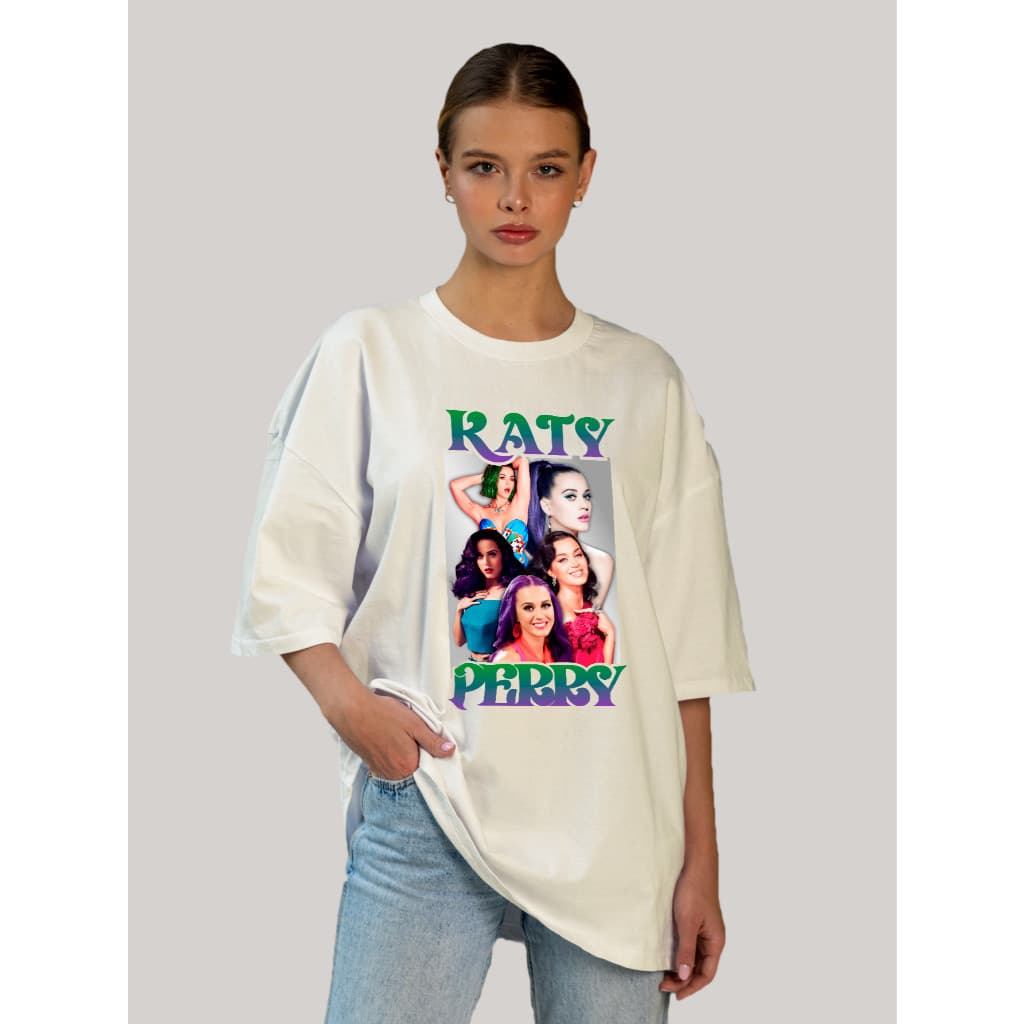 Camiseta Blusa Basica Algodao Katy Perry Play Magnet Pop Unissex T-shirt Algodão Tour Feminina Masculina Oversized Larga