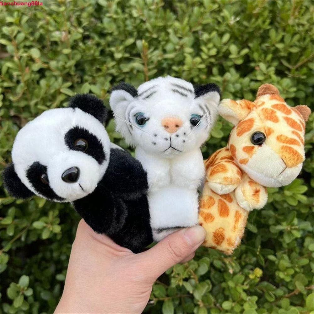 Pulseira De Bicho De Pelúcia TIANCHUANG , Panda | Tapa De Desenho Animado Em Círculo De Palmas , Animal De Selva Confort