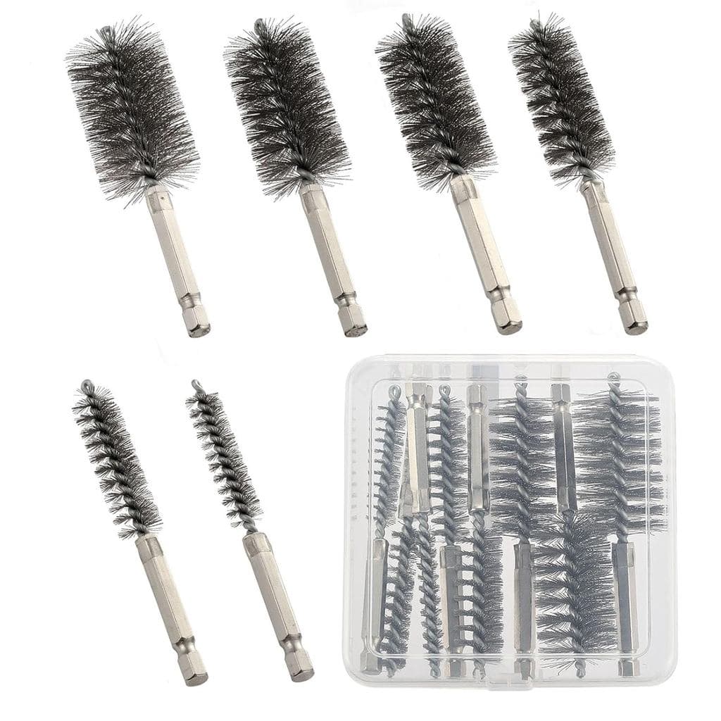 Escova de Arame MAXAMN para Furadeira, Conjunto de 6 Escovas para Furos de 6 Tamanhos, Escova para Furadeira, de