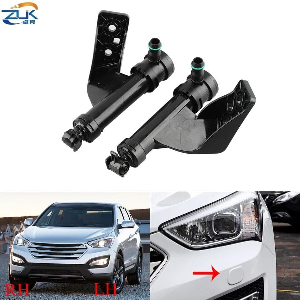 ZUK Atuador De Jato De Bico Lavador De Farol Dianteiro Para Hyundai , Santa Fe IX45 2013-2015 , Limpeza De Luz Principal