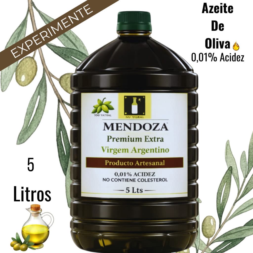 Azeite Argentino Mendoza 5 Litros Extra Virgem