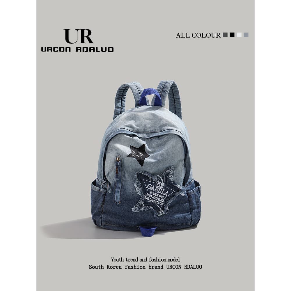 UR mochila de grande capacidade 2025 novo estilo moda na moda júnior estudante do ensino médio saco de escola saco de co
