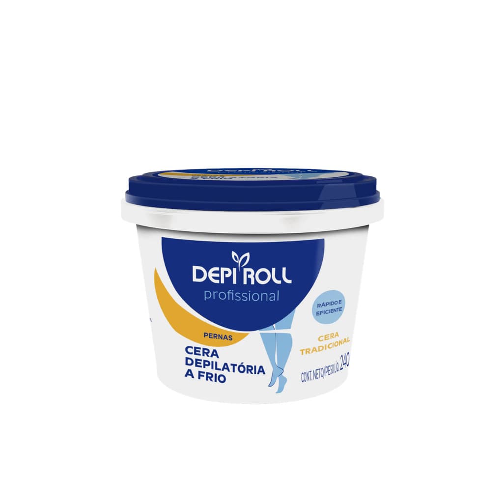 240g - Cera Depilatória Fria Tradicional Depiroll
