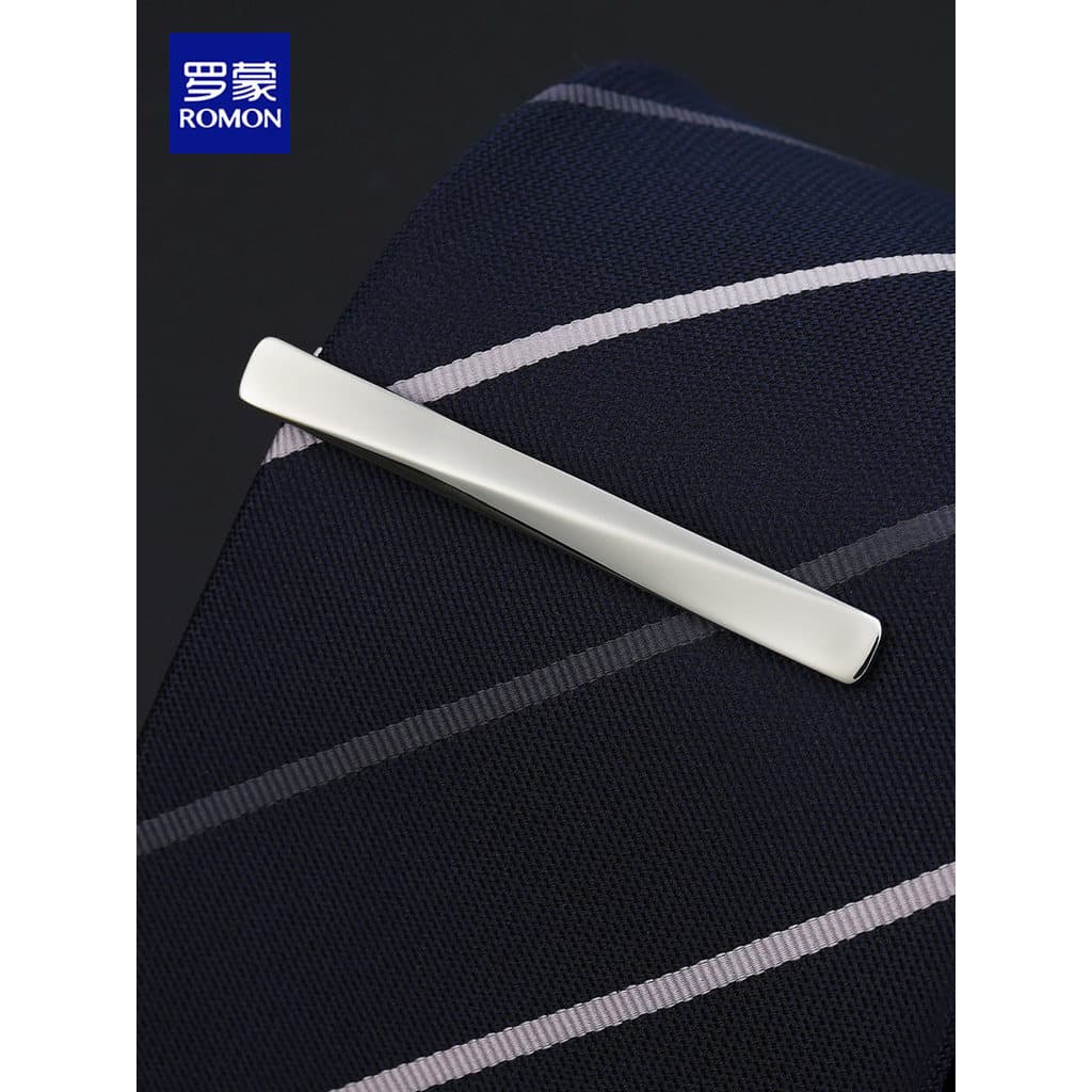 Clipe de gravata masculino Formal versão coreana High-End estilo cavalheiro moda simples profissional pino de casamento