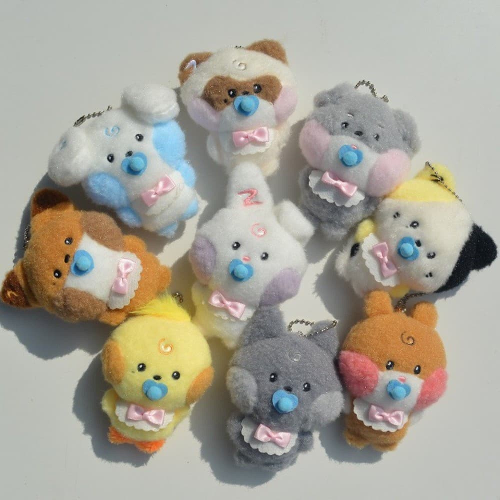 Chaveiro de boneca com chupeta do ídolo de Kpop ZB1 ZEROBASEONE Minini Zeroni, brinquedo de pelúcia