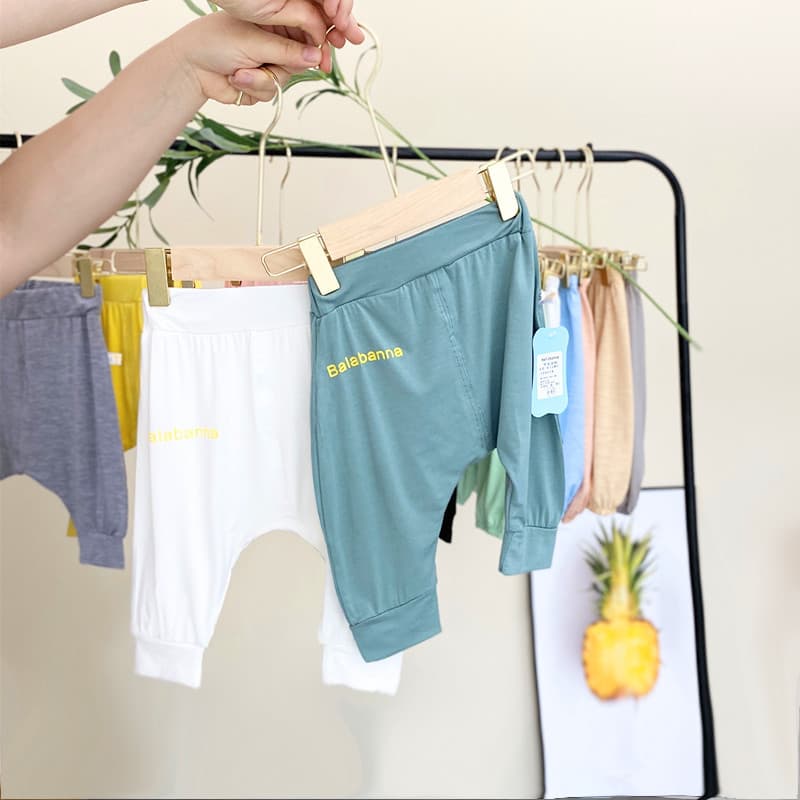 Bebê bebê crianças estilo fino verão moda solta grande PP calças das mulheres dos homens gordura bebê Anti-mosquito calç