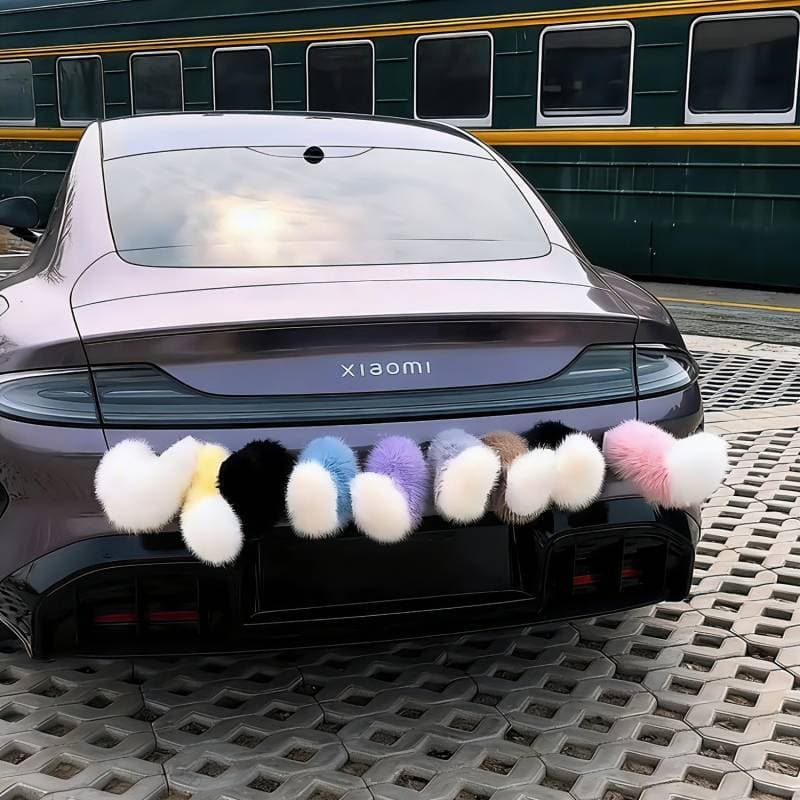 Carro elétrico cauda decoração cauda controle de voz em movimento controle remoto fofo cos pelúcia