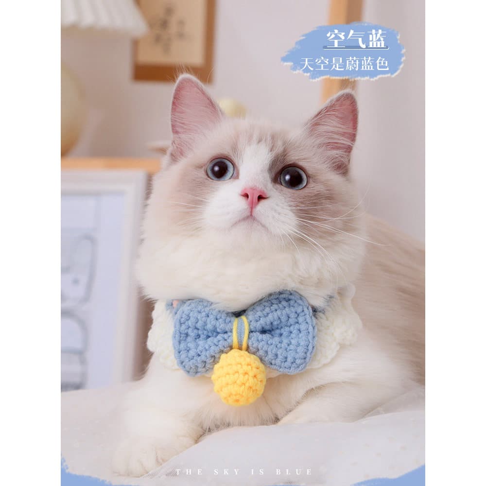 Coleira de gato babador gato sino suprimentos para animais de estimação gatinho cão coleira bonito gato colar gato pesco