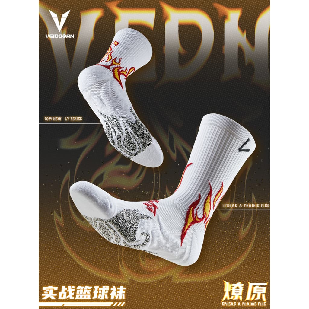 Victor PRO lioyuan combate real meias de basquete profissional toalha inferior tubo alto esportes Elite masculino tubo m