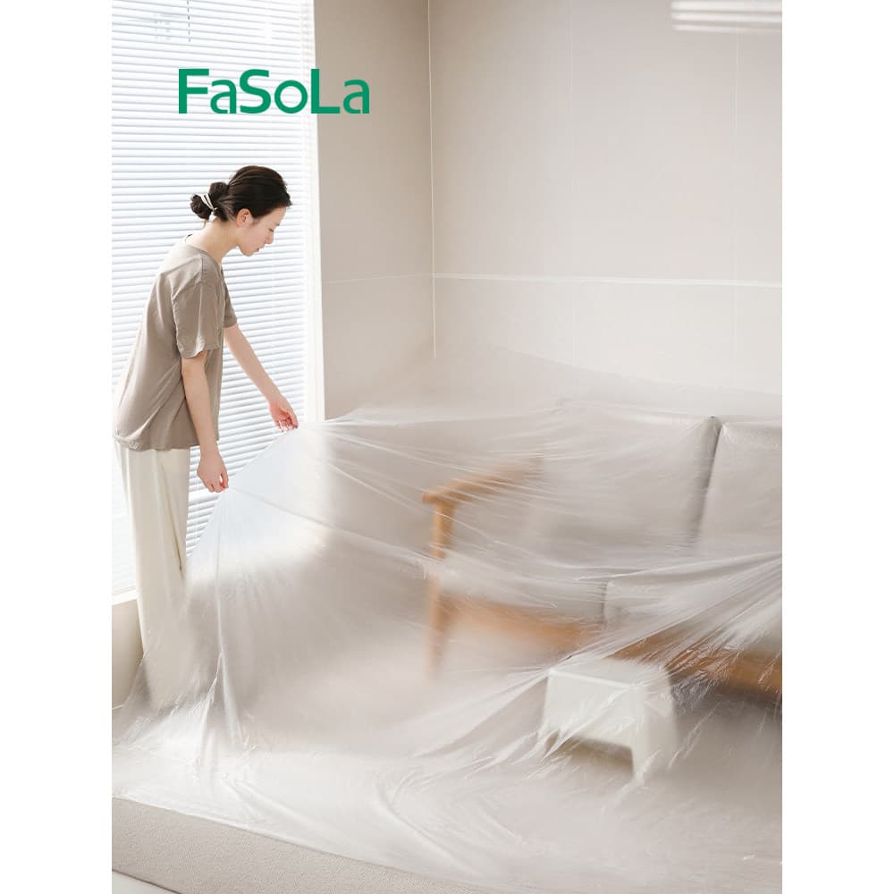 Japão FaSoLa móveis anti-poeira filme decoração descartável anti-poeira capa pano filme plástico colchão sofá capa prote