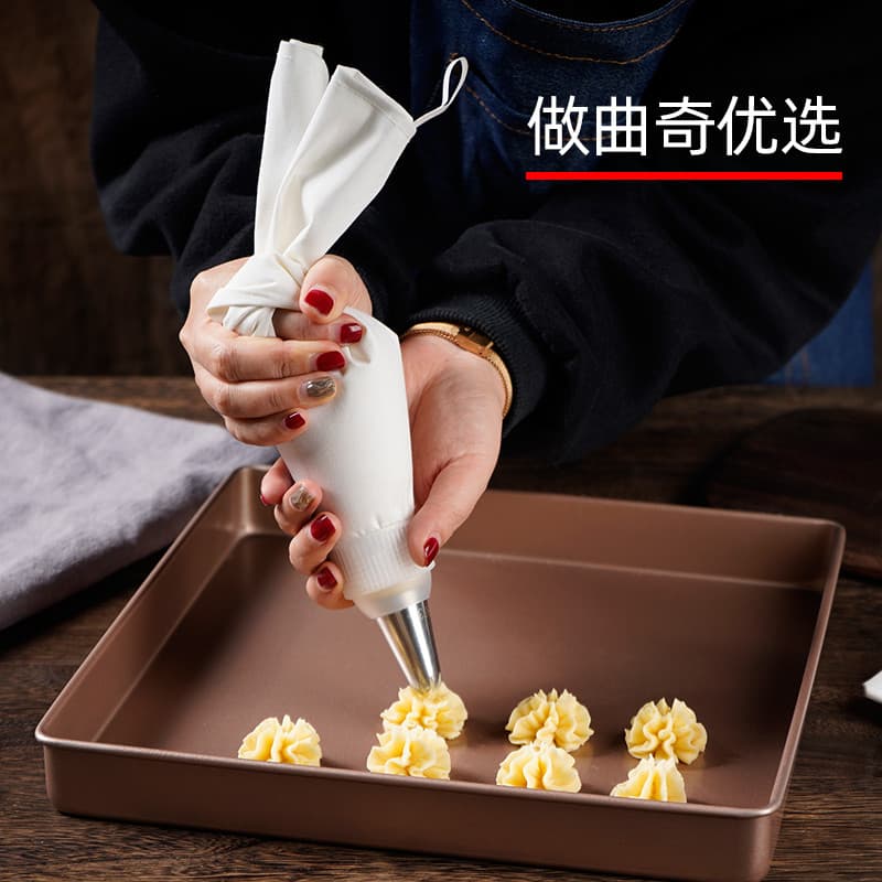 Engrossado Plus Size reutilizável algodão decoração saco comercial biscoito pano saco creme decoração saco doméstico