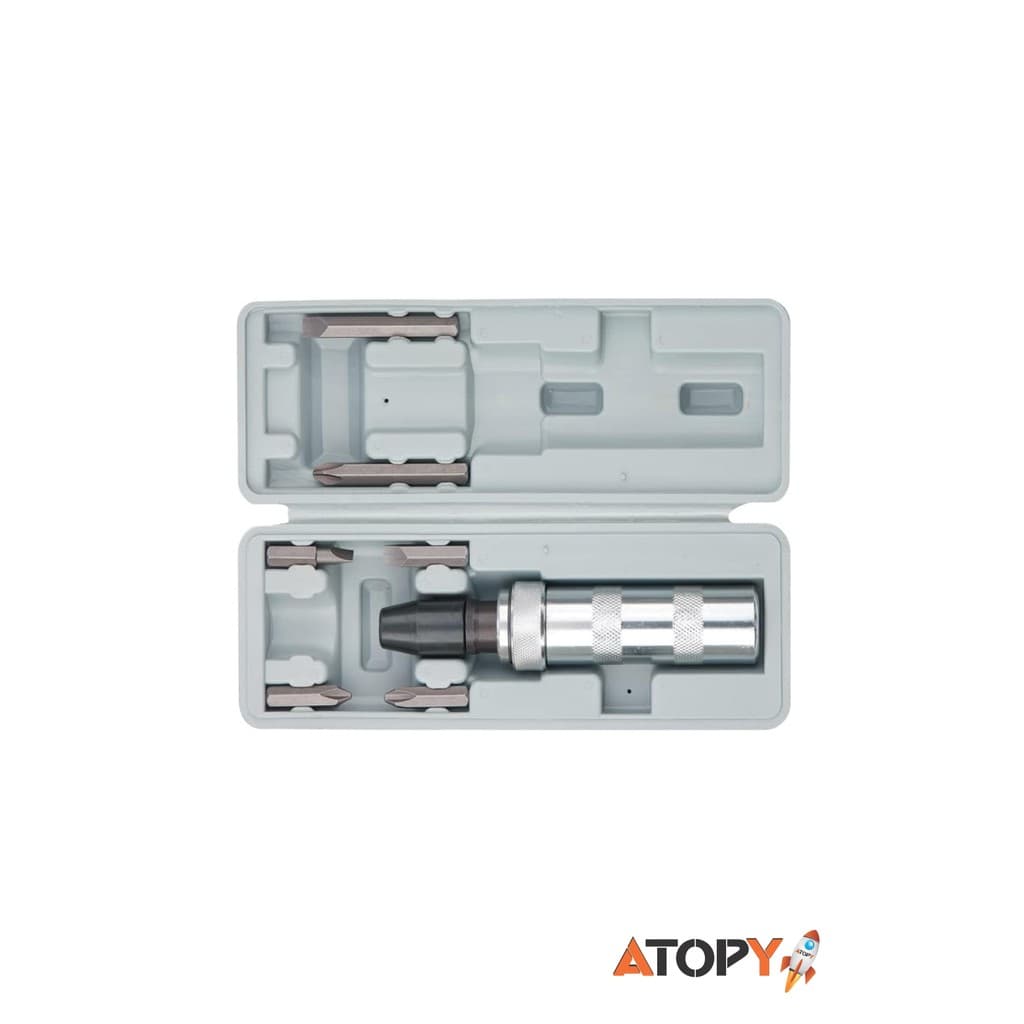 CHAVE IMPACTO MARTELETE MANUAL 1/2  KIT 7 PEÇAS - ATOPY
