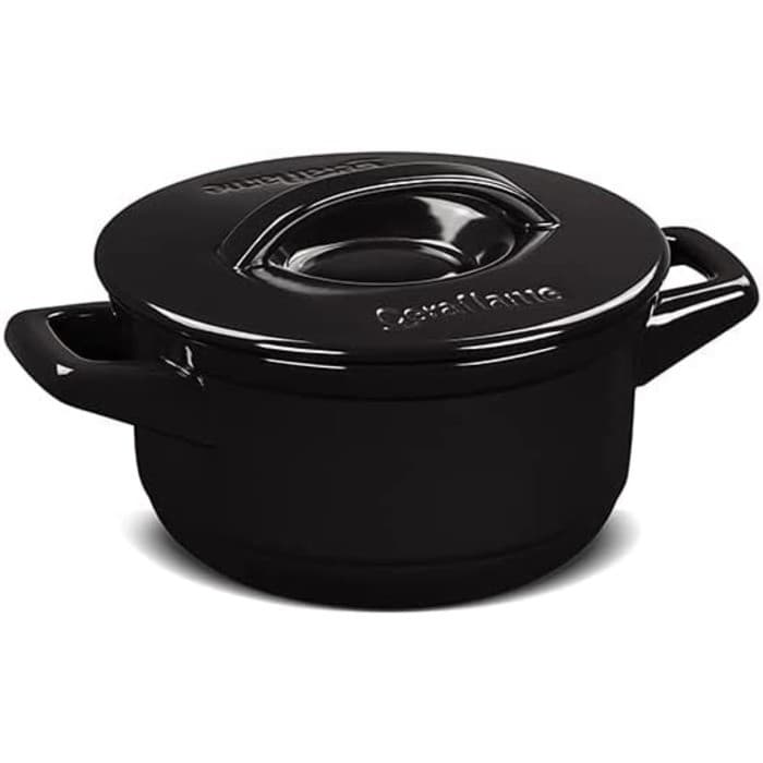 Panela De Cerâmica Ceraflame Duo+ 14cm 900ml Preto