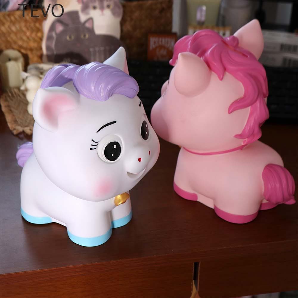 Frasco De Dinheiro De Cavalo TEVO , Cofrinho De Animal Fofo De Boa Sorte , Caixa Decorativa Inquebrável Para Economizar