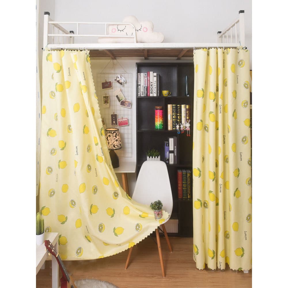 Dormitório de estudantes universitários ir para a cama mesa inferior cortina de bloco aumentado quarto feminino proteger