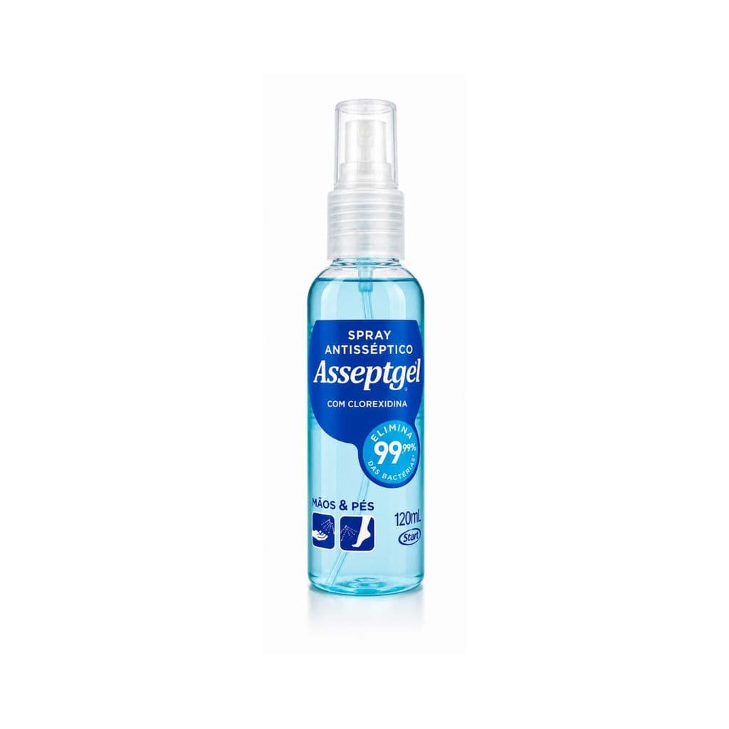 Spray Antisseptico com Clorexidina 120ml Asseptgel Start