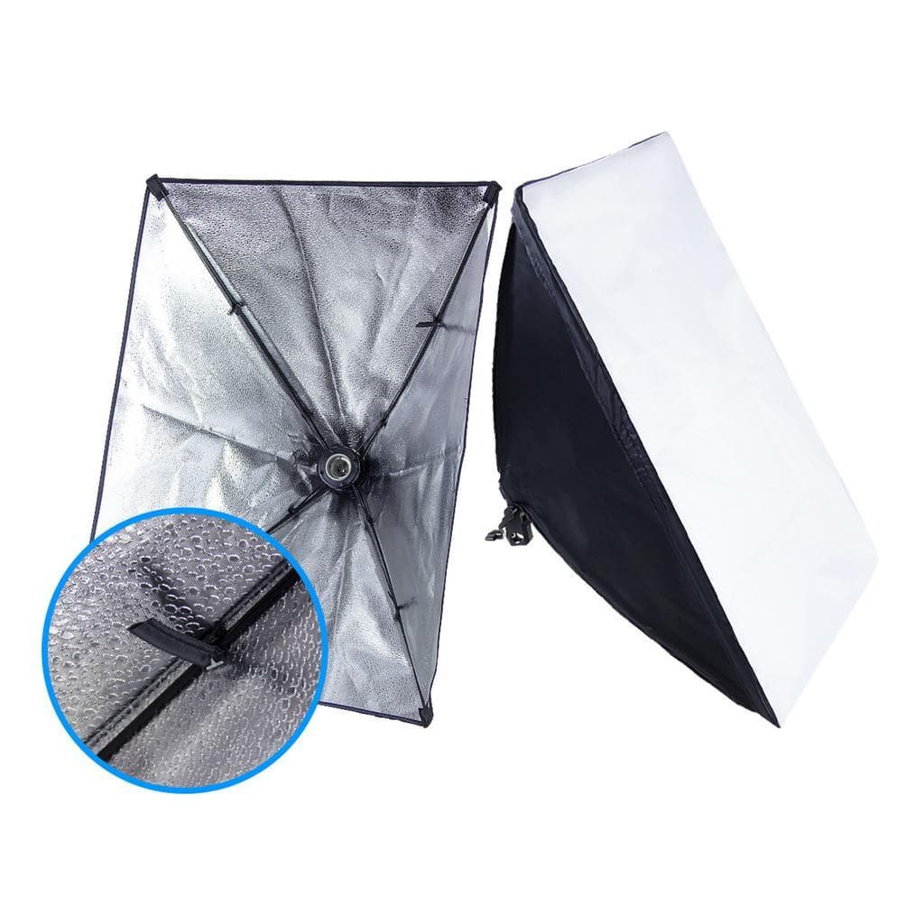 Softbox 50x70cm Montagem Rápida Sombrinha Para Flash E Luz Contínua Estúdio Fotográfico Premium