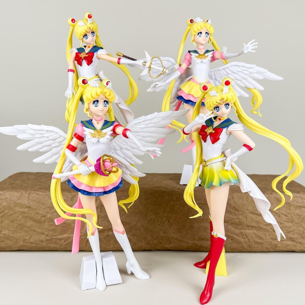 10 Estilo 23cm Japão Marinheiro Lua Anime Figura Tsukino Usagi Princesa Serenidade Poder ! Figuras De Ação Em PVC Modelo