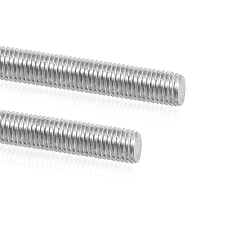 Hastes Roscadas M6 X 250mm , Totalmente Rosqueadas De Aço Inoxidável 304 & amp ; Pregos , Roscas Para A Mão Direita (2 U