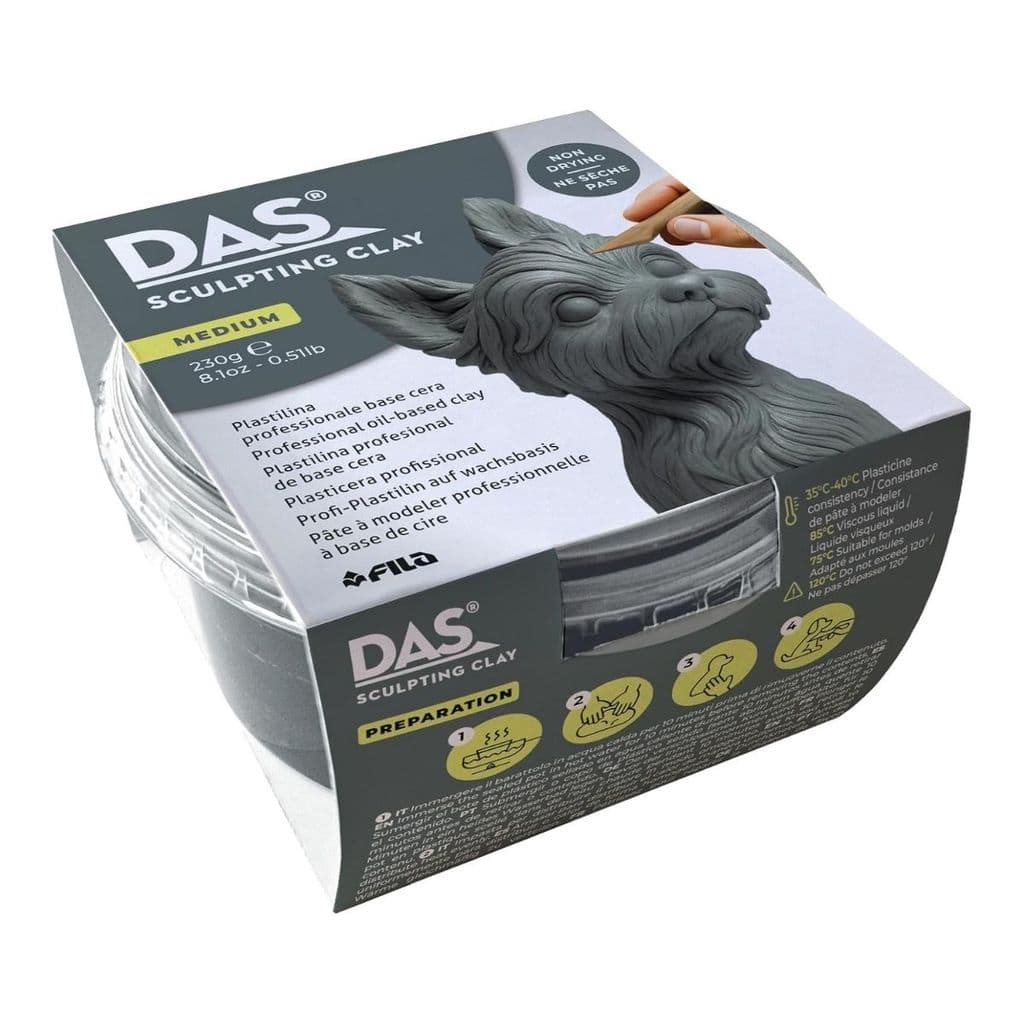 Massa de Modelar Sculpting Clay 230g Plastilina Média - DAS