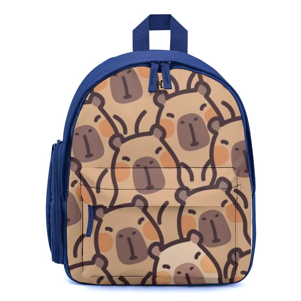 CHENXIAOHONG Mochila Infantil Capivara 12.6'' - Estilosa e Prática para Crianças