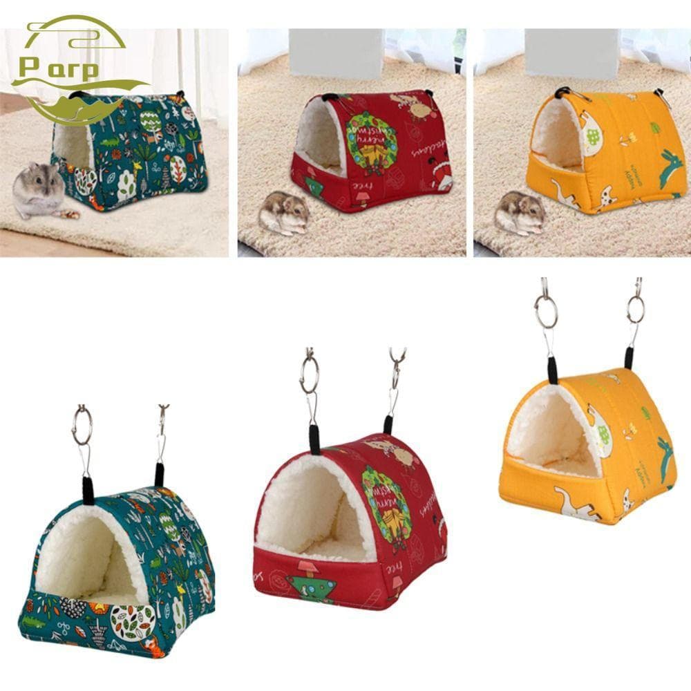PARPERTY1 Cama De Rede Para Hamster Confortável Mini Gaiola Macia Ninho De Cobaia