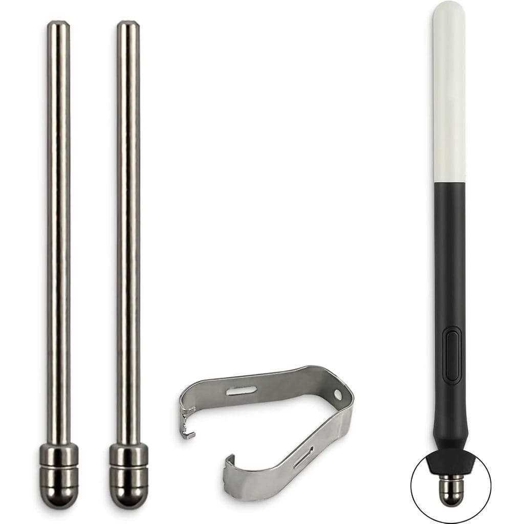 Pontas de Lápis Finas de Liga de Titânio Sem Desgaste, Compatíveis com a Caneta Criativa Wacom One, Pontas de Reposição