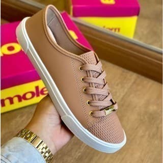 Tênis Estilo Moleca Casual Courinho Original Básico Mega Promoção - Envio Full
