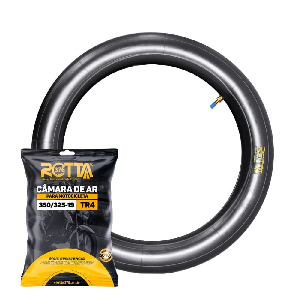 Câmara De Ar 350/325-19 Dianteira Bros e Cb 400 450 Valvula Tr4