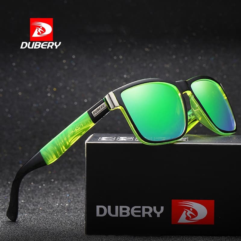 Óculos de Sol Polarizados Originais da Marca DUBERY para Homens, UV400, Óculos de Designer para Atividades ao Ar Livre,