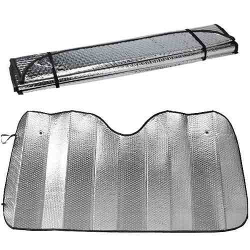 Protetor Solar de Parabrisas Cromado Frontal Refletivo para SUV e Van