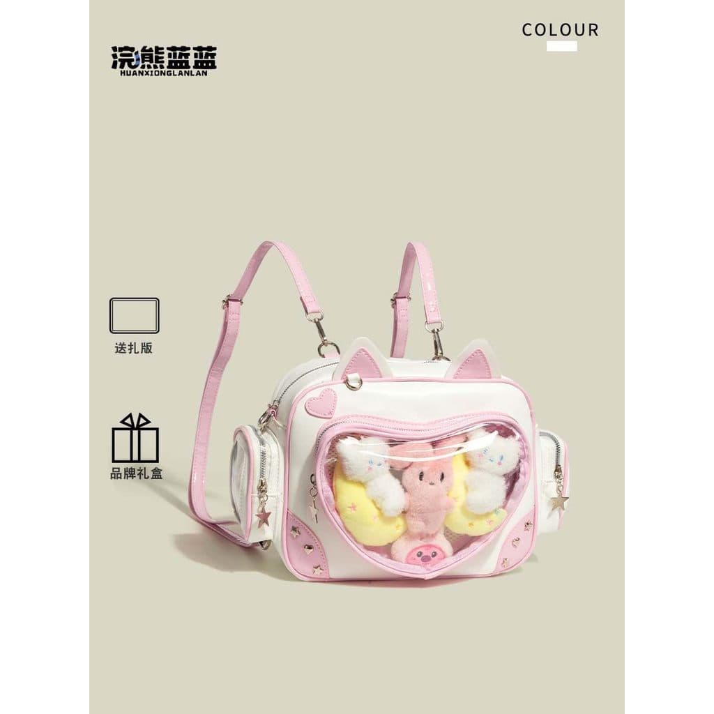 Guaxinim azul Original doce legal Millennium quente menina saco de dor barra Chirp lanches All-Match Commuter mochila