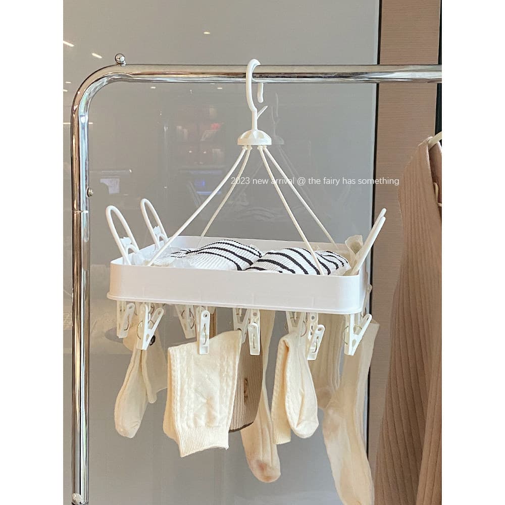Rack de secagem multifuncional cabide de roupas dormitório doméstico uso estudante rack de secagem roupa interior meias