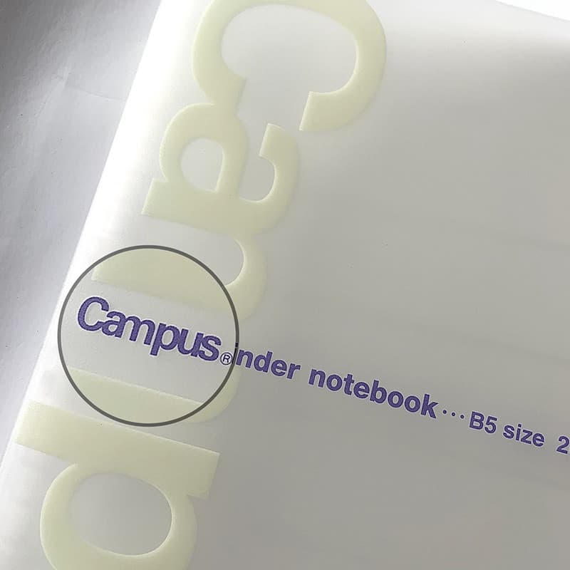 Japão kokuyo kokuyo caderno de folhas soltas campus destacável B5 concha estudante universitário bloco de notas transpar