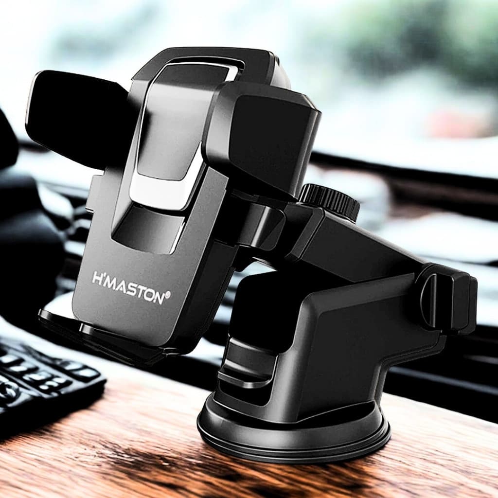 Suporte Celular Carro GPS Suporte para Celular Carro Ventosa Ajustável 360° CJ-02