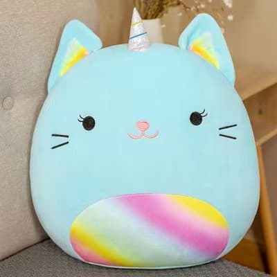 20cm Squishmallows Brinquedos Recheados Axolotl Teal Verde Anastasia Rosa Plushie Doll Almofada Macia Squishmallow Para