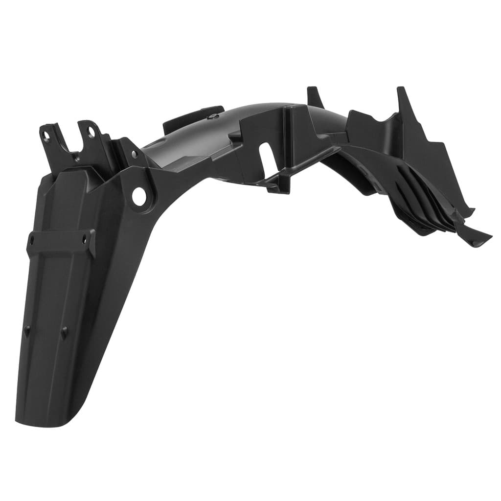 Paralama Traseiro Suporte De Placa Pro Tork Compatível com CG  Titan 150 2004 até 2008 Preto