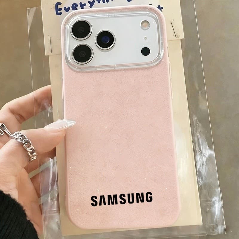 Capa Para Samsung S26 Ultra S25 S24 Plus S23 FE S22 S21 S20 A17 A07 A06 A15 A16 A56 A36 Minimalist Samsung Glitter Case