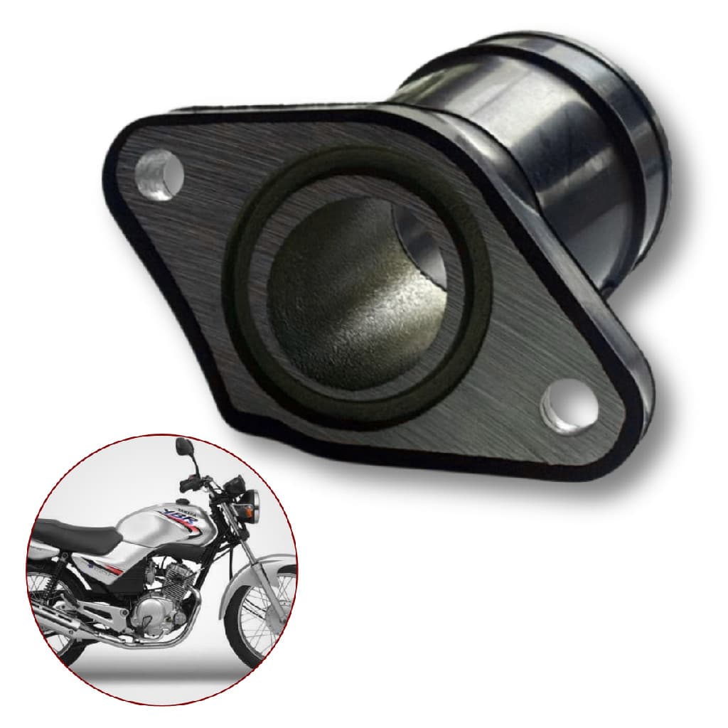 Coletor Admissão YBR 125 00-08/XTZ 125 03-08 S/CATALIZADOR